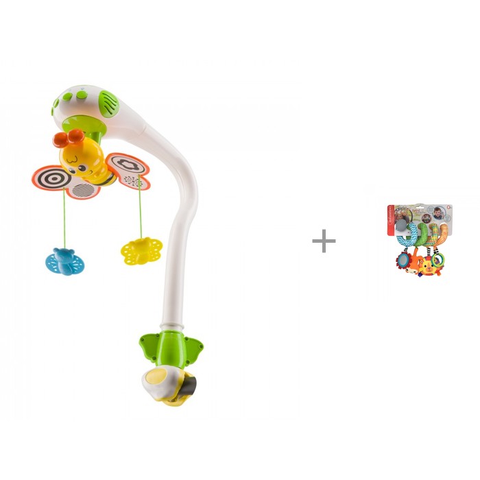 фото Мобиль Happy Baby Музыкальный с проектором и Развивающая игрушка Infantino Спиралька