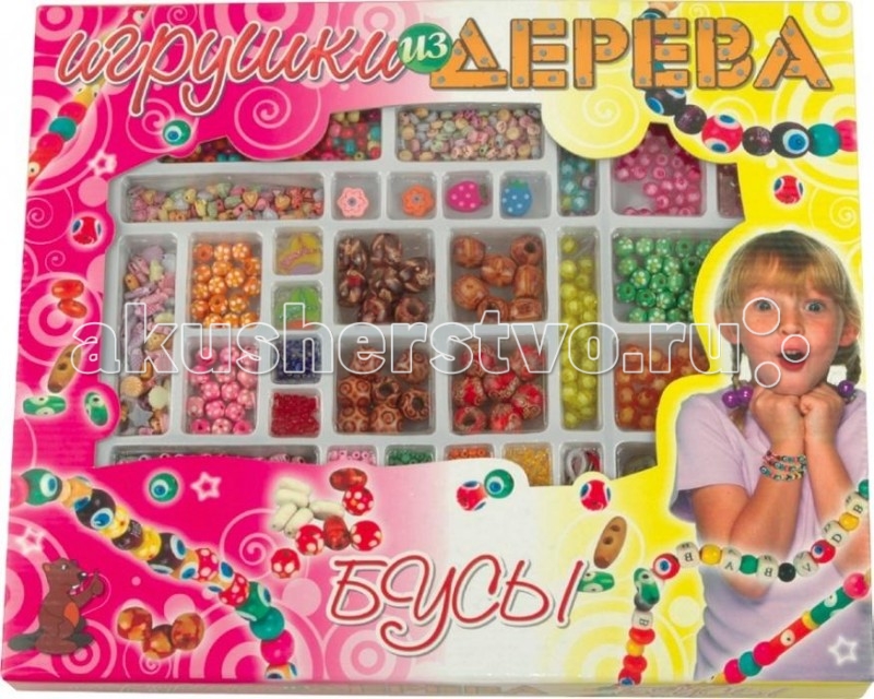 

Мир деревянных игрушек Набор Бусы 4, Набор Бусы 4