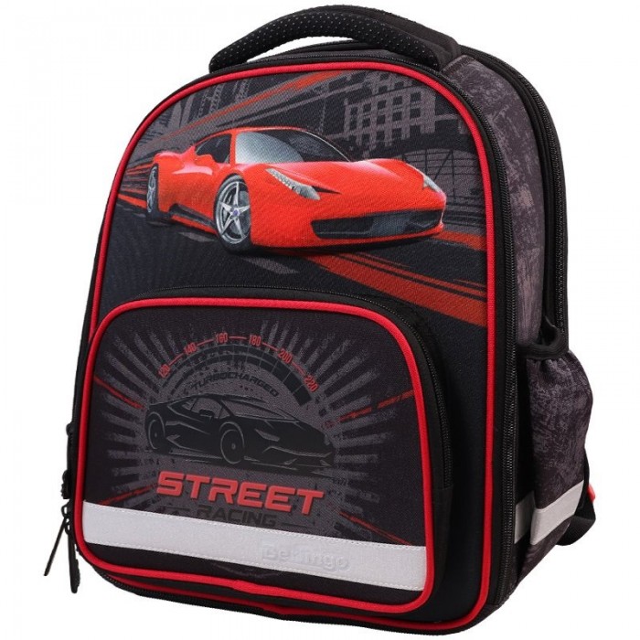 

Berlingo Ранец с наполнением Optimal Street racing 37x28x16 см, Ранец с наполнением Optimal Street racing 37x28x16 см
