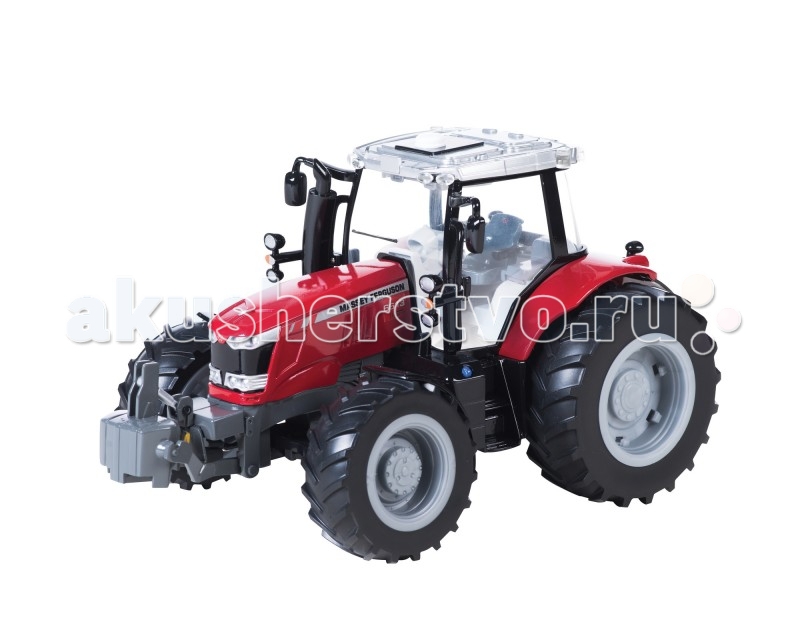 Машины Tomy Трактор John Deere Massey Ferguson 6613 с подсветкой и звуком