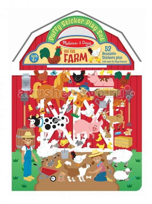 

Melissa & Doug Набор стикеров Ферма, Набор стикеров Ферма