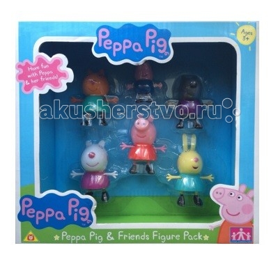фото Свинка пеппа (peppa pig) игровой набор пеппа и друзья