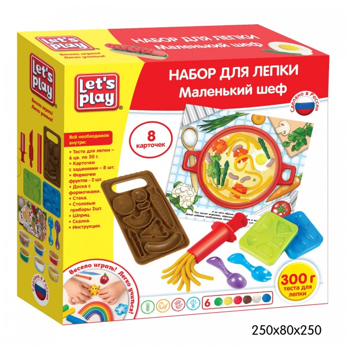 

Let’s play Набор для лепки Маленький шеф, Набор для лепки Маленький шеф