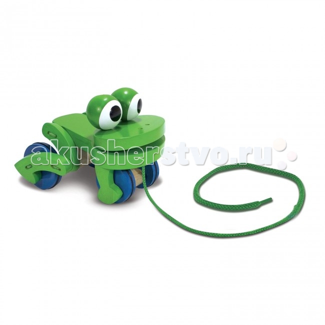 

Каталка-игрушка Melissa & Doug Каталка Лягушка