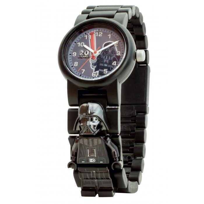 Часы Lego Star Wars Наручные с минифигурой Darth Vader на ремешке 8021674