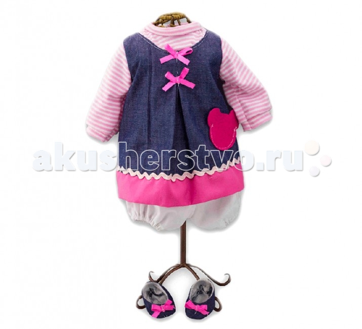 Куклы и одежда для кукол Loko Toys Одежда для куклы девочки Baby Pink 98241 одежда для новорождённых