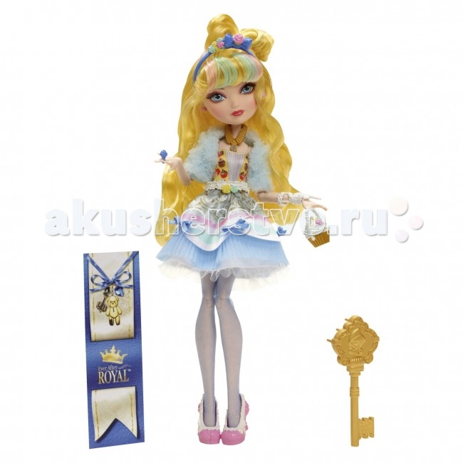 Ever After High Кукла Блонди ЛоксКукла Блонди Локс Ever After High Кукла Блонди ЛоксКукла Блонди ЛоксКукла Ever After High Блонди Локс не оставит равнодушной ни одну поклонницу Школы монстров. Кукла Блонди Локс - одна из самых новых кукол с голубыми глазами и роскошными золотыми локонами. Она станет идеальным подарком для вашей малышки.Шикарную копну золотых волос у неё на голове украшает красивый синий бант, который она почти никогда не снимает. В набор входит: кукла, подставка, сумочка, дневник, расческа.<br>