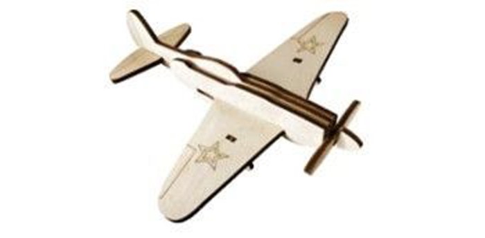 Деревянная игрушка Bradex Самолет ЯК-3