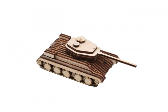 Деревянная игрушка Bradex 3д-пазл Танк Т-34-85М