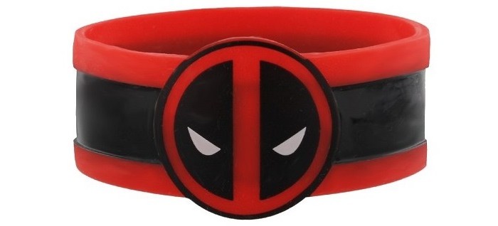 Аксессуары Марвел (Marvel) Браслет резиновый Deadpool
