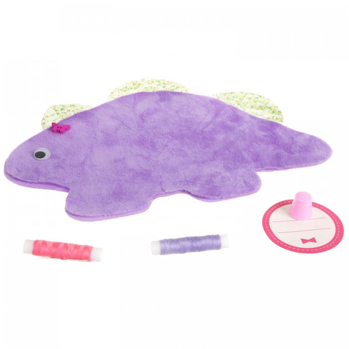 

Bondibon Набор для творчества Шьем из плюша! Игрушка своими руками Динозаврик, Набор для творчества Шьем из плюша! Игрушка своими руками Динозаврик