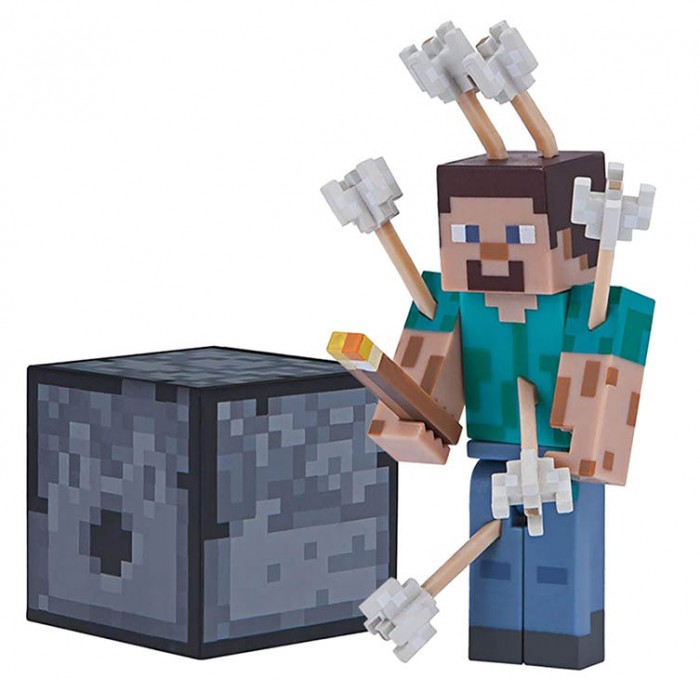 фото Minecraft фигурка steve with arrows 8 см