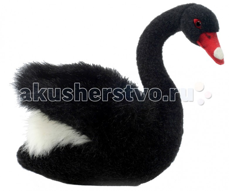 фото Мягкая игрушка hansa черный лебедь 28 см