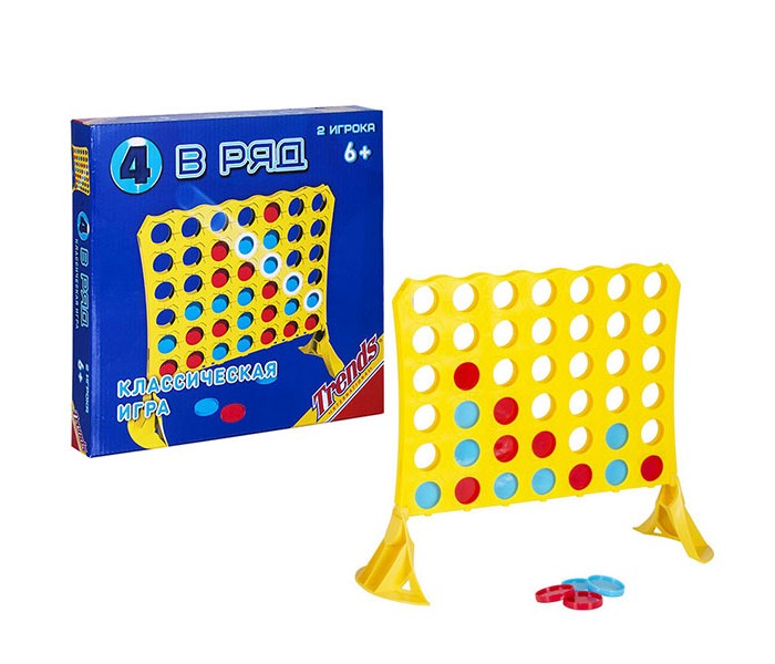 

Trends Настольная игра 4 в ряд, Настольная игра 4 в ряд