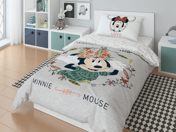 

Постельное белье Disney 1.5 спальное Mickey gray (3 предмета), 1.5 спальное Mickey gray (3 предмета)