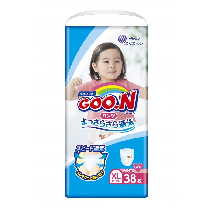 Подгузники-трусики GooN Подгузники-трусики BIG для девочек (12-20 кг) 38 шт., Подгузники-трусики - артикул:7580 Подгузники-трусики GooN Подгузники-трусики BIG для девочек (12-20 кг) 38 шт., Подгузники-трусики - артикул:7580