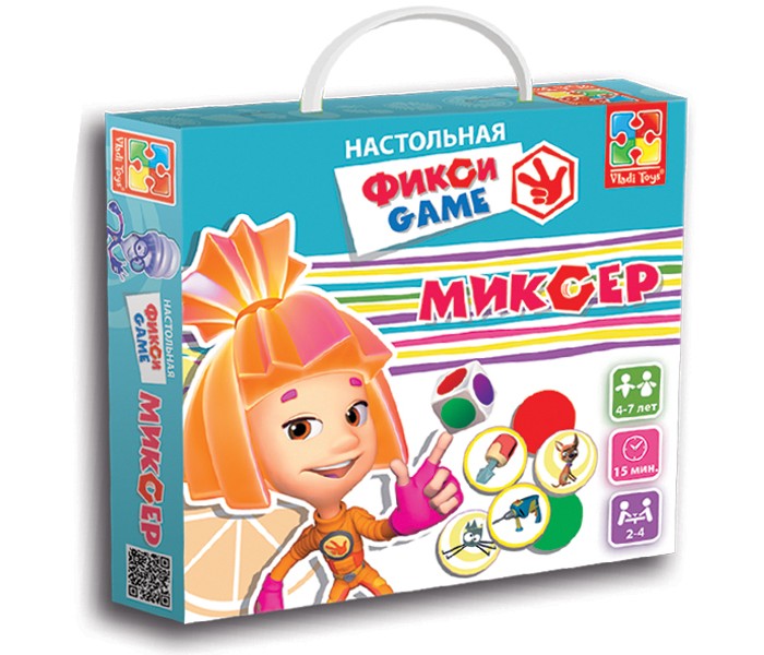 Игры для малышей Vladi toys Игра настольная Фикси Миксер игры для малышей vladi toys игра настольная фикси телевизор