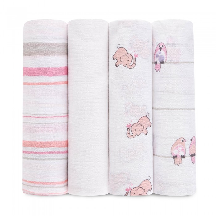 

Пеленка Aden&Anais из муслина Jillaroo 120х120 см 4 шт., из муслина Jillaroo 120х120 см 4 шт.