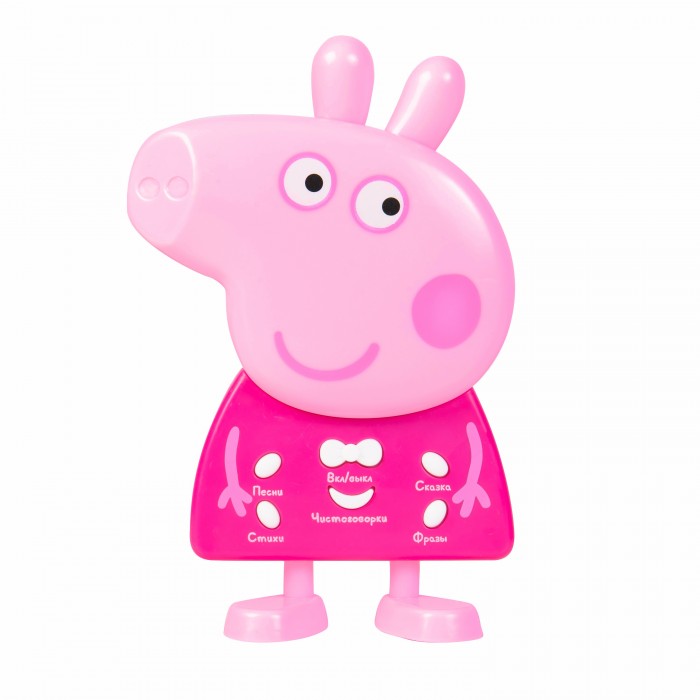 фото Развивающая игрушка свинка пеппа (peppa pig) фигурка со звуком