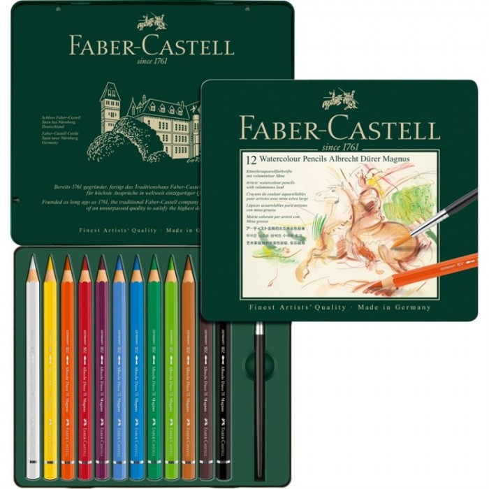 

Faber-Castell Карандаши акварельные художественные Albrecht Durer Magnus 12 цветов, Карандаши акварельные художественные Albrecht Durer Magnus 12 цветов