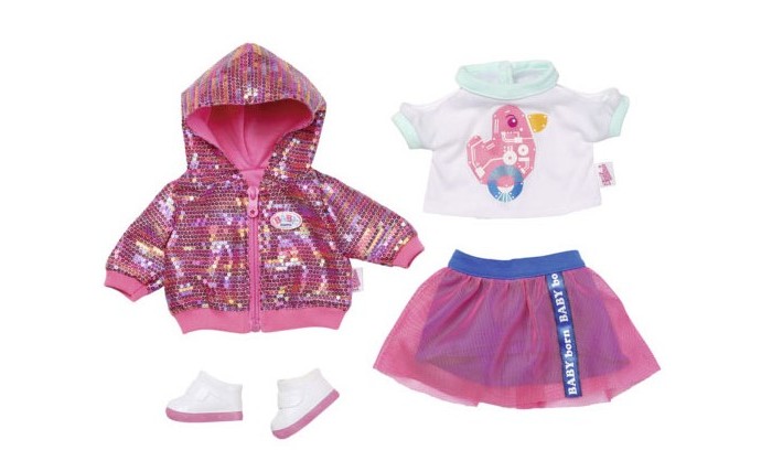 фото Zapf Creation Одежда для прогулки по городу Делюкс для куклы Baby born