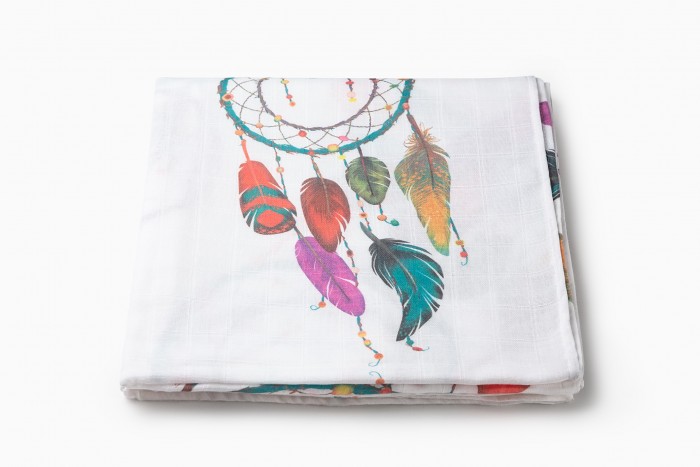 

Пеленка Firstday Муслиновая Dreamcatcher 120х120 см, Муслиновая Dreamcatcher 120х120 см