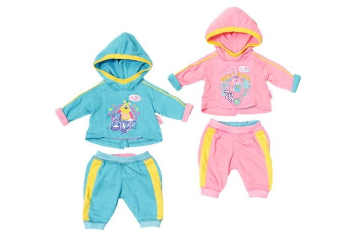 

Zapf Creation Спортивный костюмчик для куклы Baby born 43 см, Спортивный костюмчик для куклы Baby born 43 см