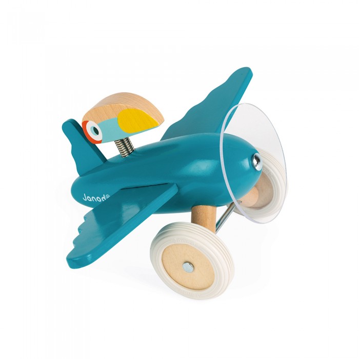 Каталка-игрушка Janod самолет для малышей Диего J04489