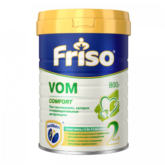 

Friso Заменитель VOM 2 с пребиотиками 6-12 мес 800 г, Заменитель VOM 2 с пребиотиками 6-12 мес 800 г