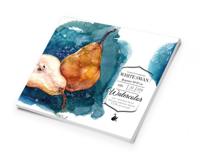 

Малевичъ Склейка для акварели White Swan Torshon 19х17 см 20 л, Склейка для акварели White Swan Torshon 19х17 см 20 л