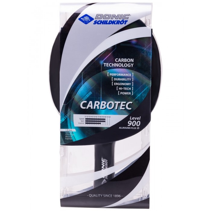 Спортивный инвентарь Donic-Schildkrit Ракетка CarboTec 900 спортивный инвентарь donic schildkrit мяч prestige 6 шт