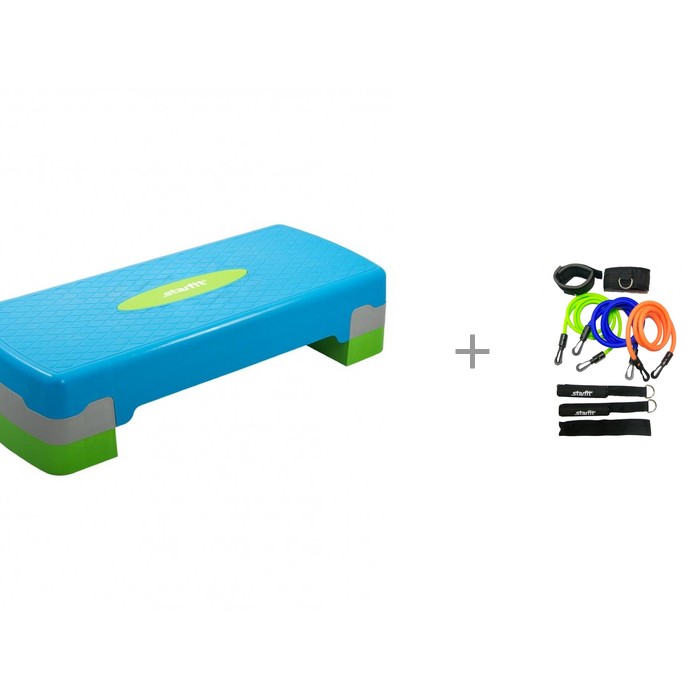 

Starfit Степ-платформа SP-101 и Комплект съемных эспандеров ES-606, Степ-платформа SP-101 и Комплект съемных эспандеров ES-606