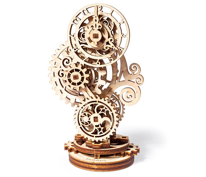 

Ugears Конструктор 3D-пазл Стимпанк-часики, Конструктор 3D-пазл Стимпанк-часики