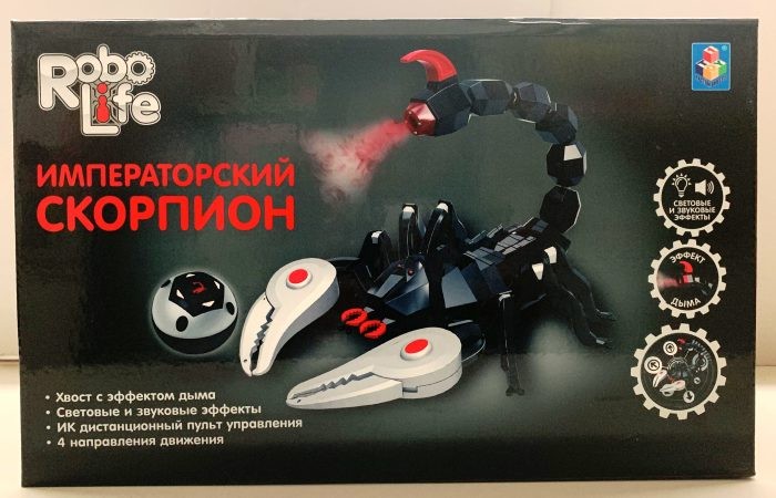 

1 Toy Robo Life Императорский скорпион с парогенератором, Robo Life Императорский скорпион с парогенератором