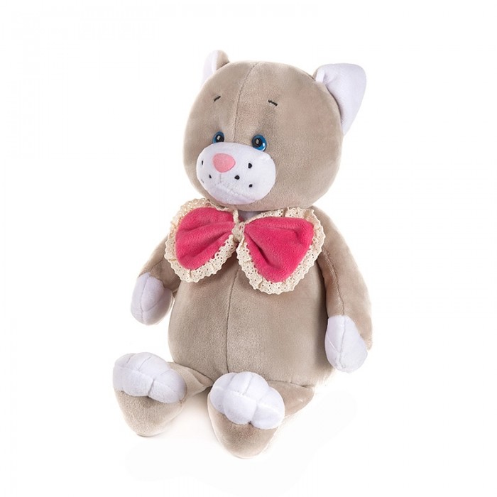 

Мягкая игрушка Romantic Plush Club Романтичный котик с бантиком 25 см, Романтичный котик с бантиком 25 см