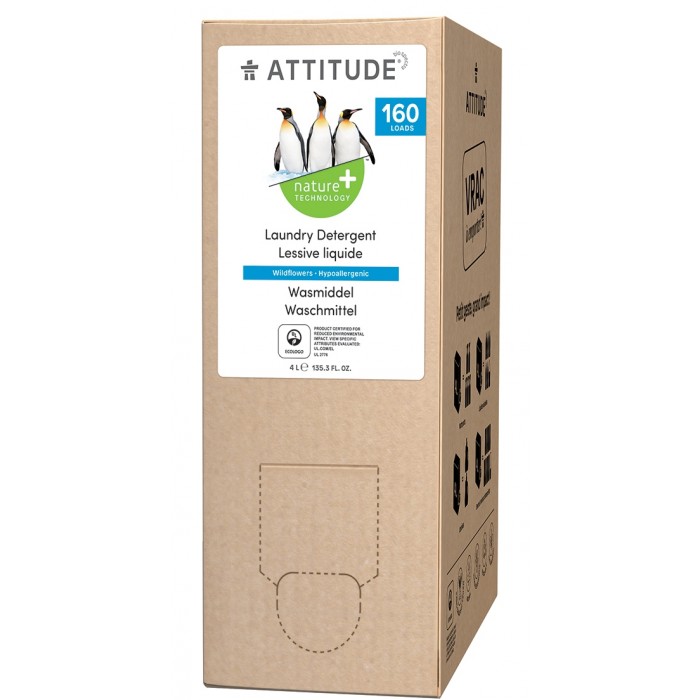 Attitude Жидкое средство для стирки гипоаллергенное Wildflowers (160 стирок)
