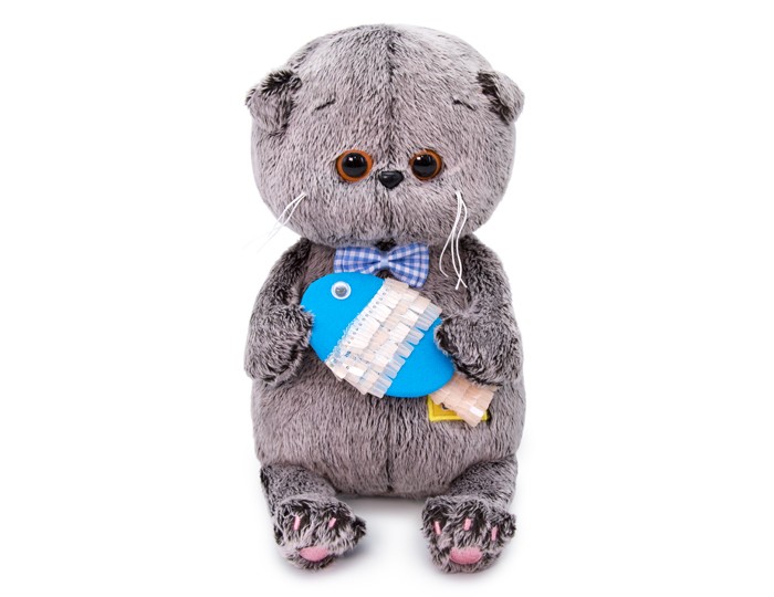 

Мягкая игрушка Budi Basa Басик Baby с рыбкой 20 см, Басик Baby с рыбкой 20 см