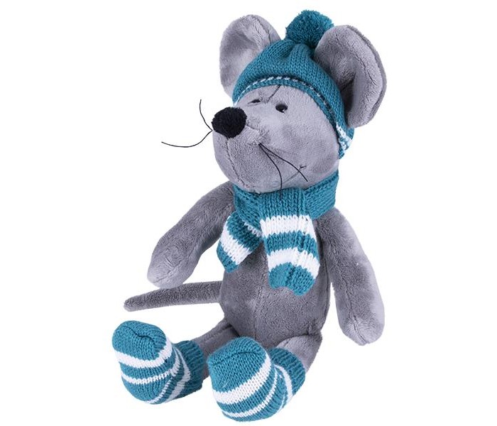 

Мягкая игрушка SofToy Мышь в шапке 26 см, Мышь в шапке 26 см