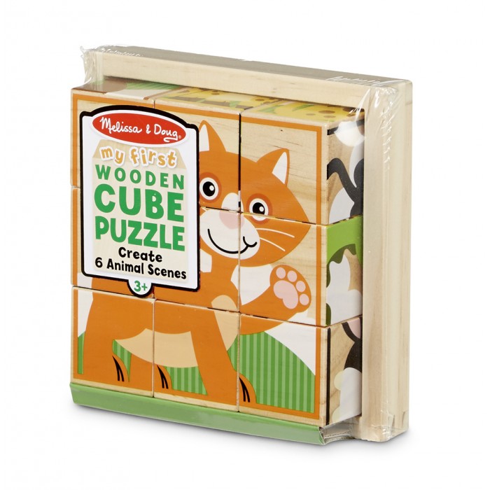 

Деревянная игрушка Melissa & Doug Мои первые пазлы Животные 3769, Мои первые пазлы Животные 3769