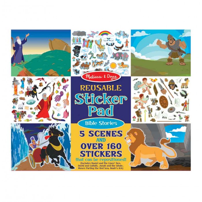

Melissa & Doug Творчество Набор стикеров с фоном Библейские истории, Творчество Набор стикеров с фоном Библейские истории