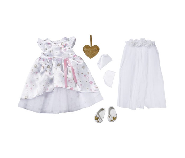 

Zapf Creation Baby born Одежда для невесты Делюкс, Baby born Одежда для невесты Делюкс