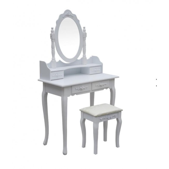 фото Lanaland Туалетный столик с зеркалом и табуретом