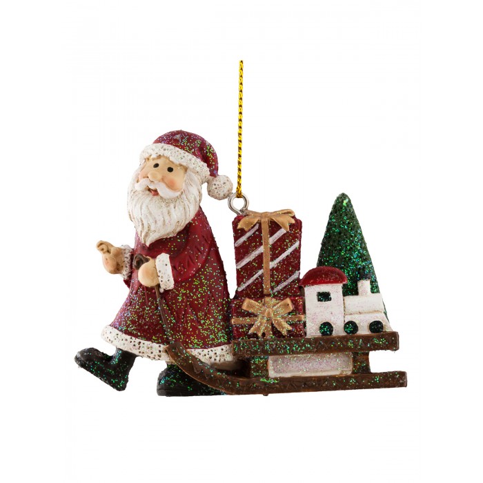 

ErichKrause Decor Ёлочная игрушка Санки Деда Мороза 7.5 см, Decor Ёлочная игрушка Санки Деда Мороза 7.5 см