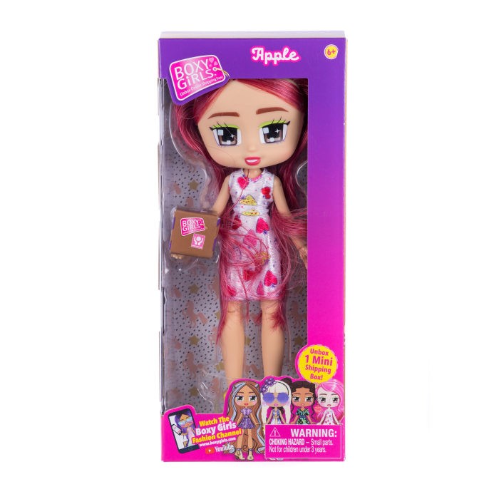 Фото - Куклы и одежда для кукол 1 Toy Кукла Boxy Girls Apple с аксессуаром 20 см куклы и одежда для кукол 1 toy кукла boxy girls hazel с аксессуарами 20 см
