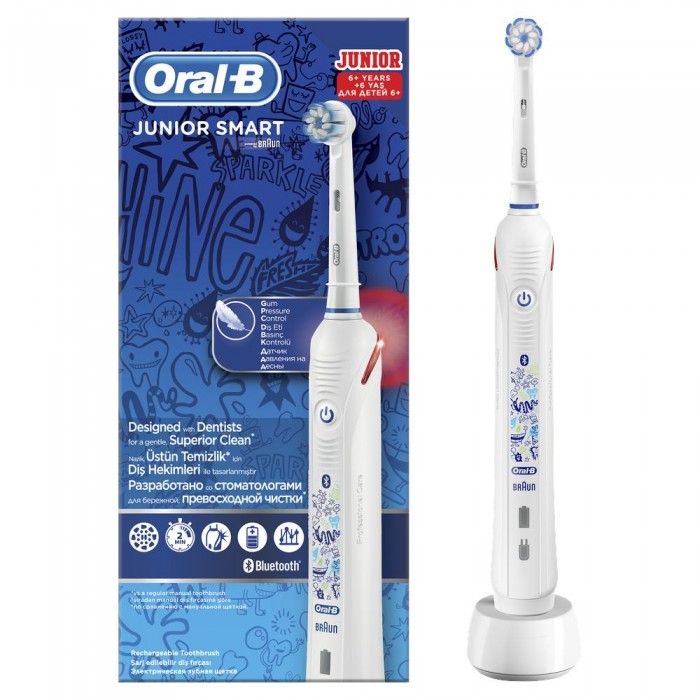 фото Oral-B Детская электрическая зубная щетка Junior Smart 4 6+