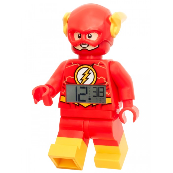 Часы Lego Будильник DC Comics Super Heroes минифигура The Flash 4374₽