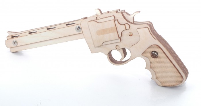фото Древо игр пистолет-резинкострел револьвер
