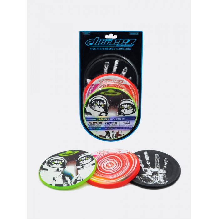 

Disceez Набор летающих дисков для игры в помещении и на улице 3 шт. 360418, Набор летающих дисков для игры в помещении и на улице 3 шт. 360418
