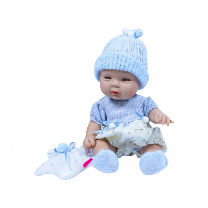 

Berjuan S.L. Кукла Baby Smile в голубом платье 30 см, Кукла Baby Smile в голубом платье 30 см