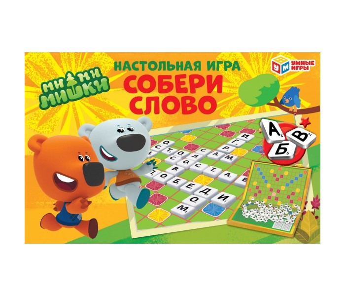 

Умка Настольная игра Ми-ми-мишки Словодел собери слово, Настольная игра Ми-ми-мишки Словодел собери слово